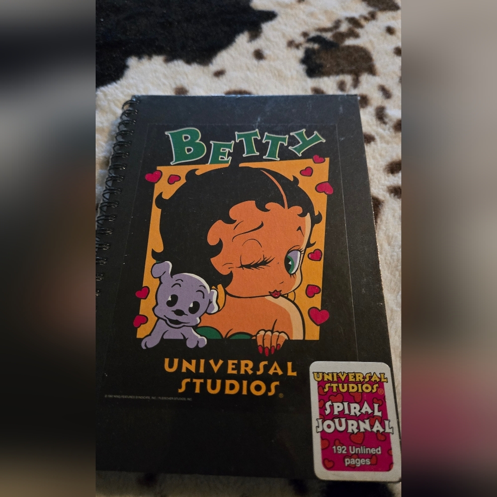 Betty Boop Universal Studios Notebook